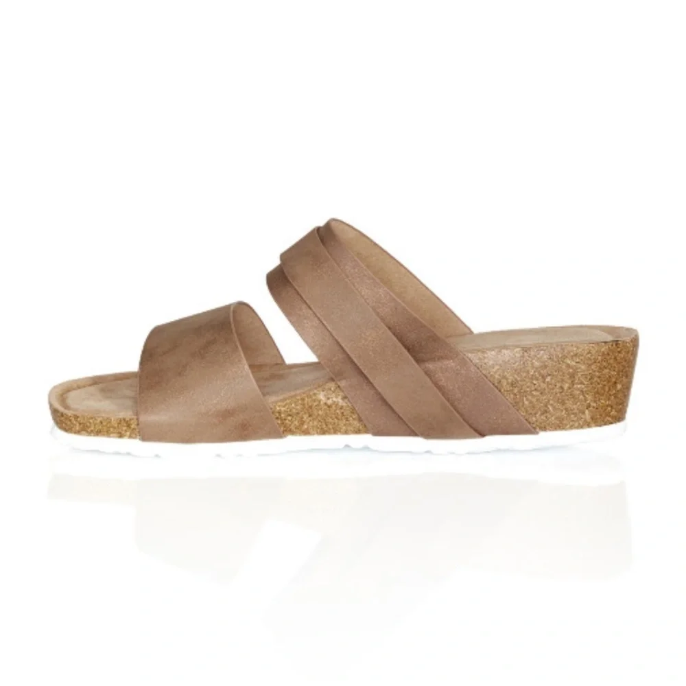 CLOUDWALKERS EXTRA WIDE FIT 9W Didi Footbed Wedge
